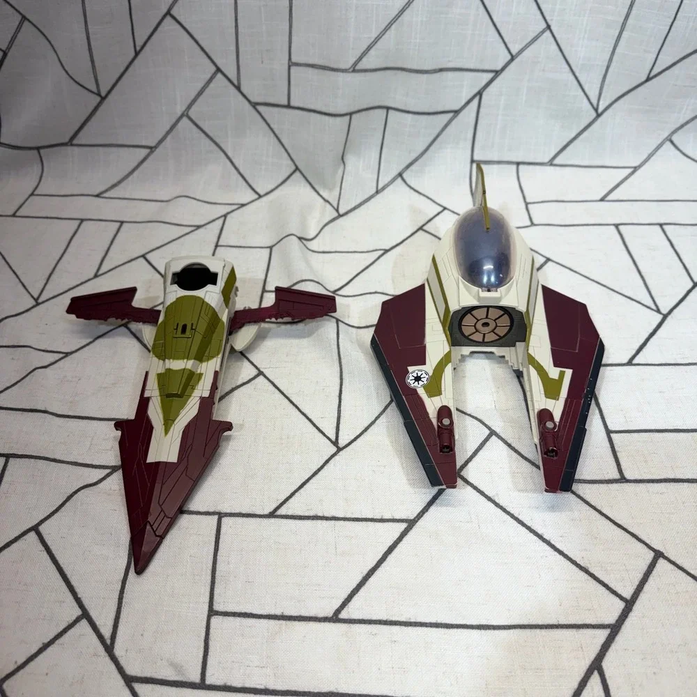 Star Wars‎ jedi Starfighter OS Maroon Incomplete Parts Repair